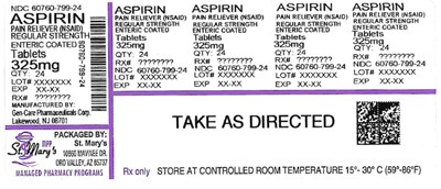 799-24 - ASPIRIN 60760 799 24